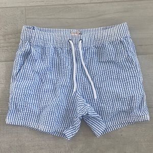 J Crew Seersucker Bathing Suit